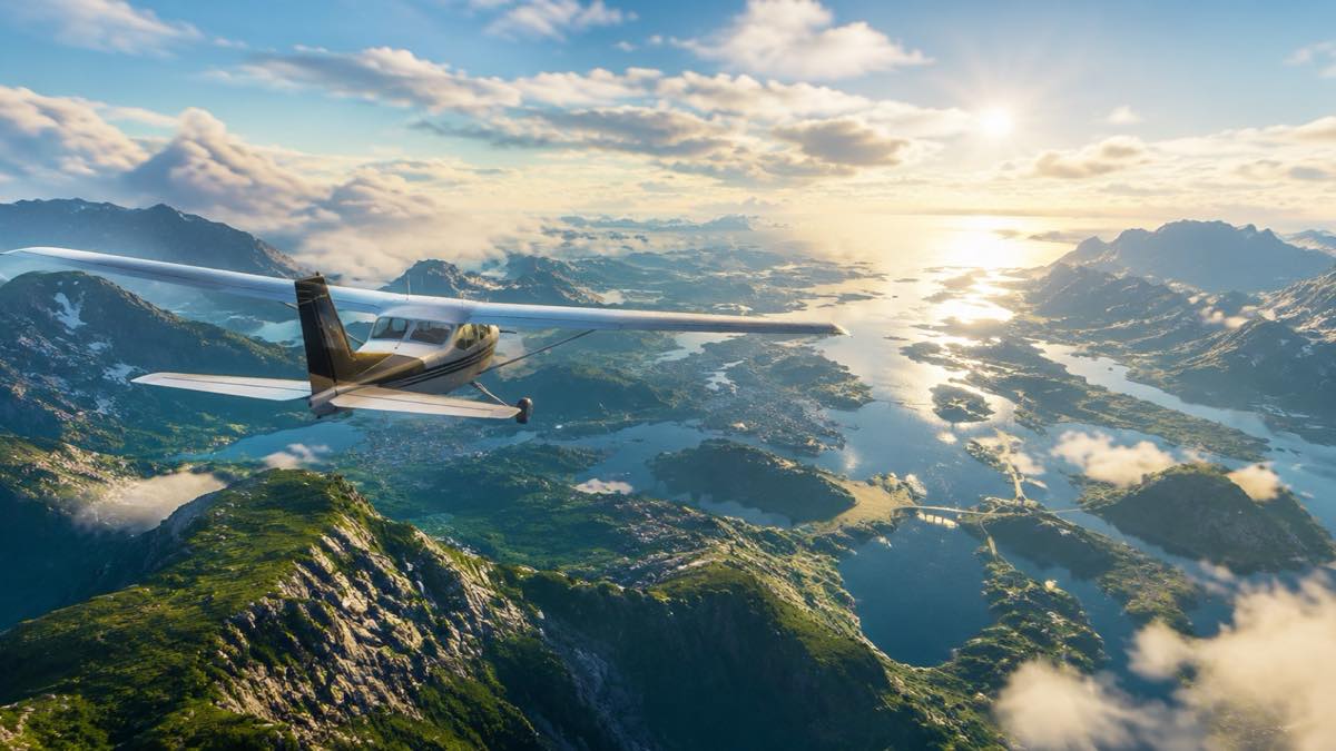 Microsoft Flight Simulator original microsoft flight simulator diy game reference artwork 1