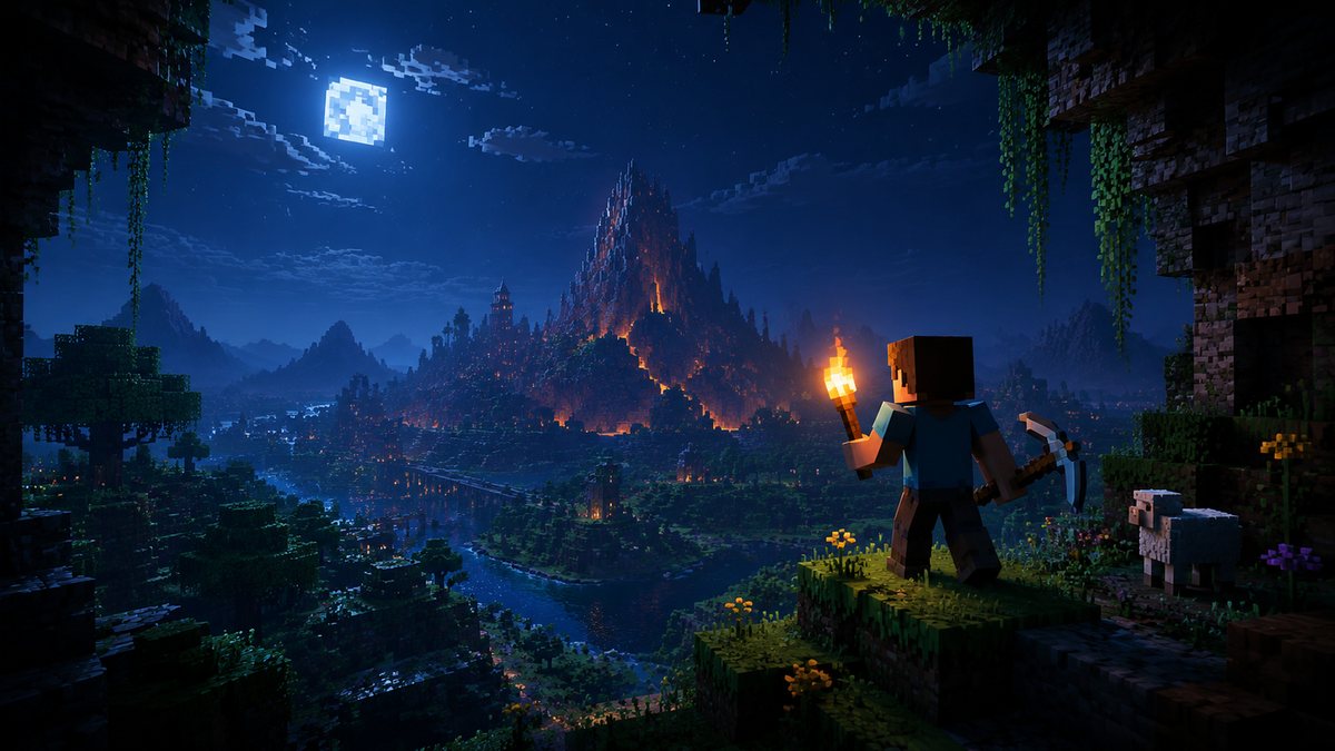 Minecraft original game remake reference artwork 1