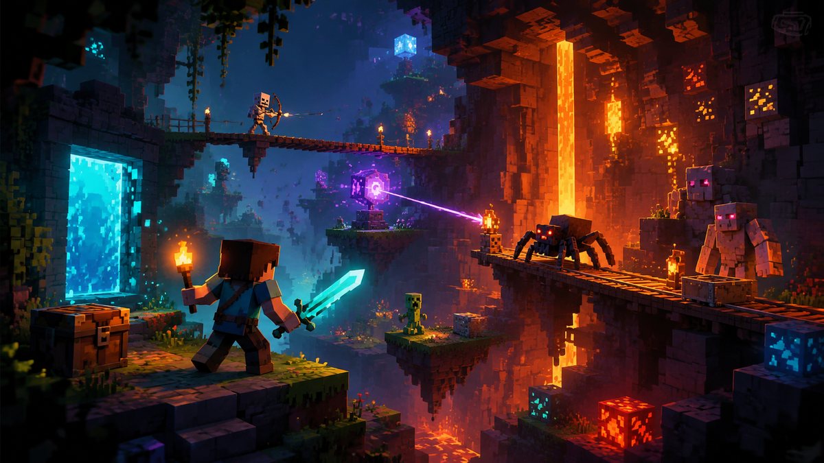 Minecraft original game remake reference artwork 2