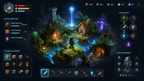 Minecraft original game remake reference artwork 3