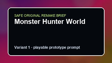 Monster Hunter World Surviving Mars Custom Game Builder preview