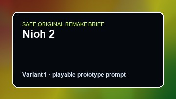 Nioh 2 original nioh 2 custom game reference artwork 1