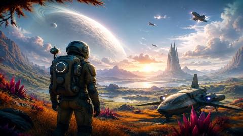 No Man's Sky original no man's sky custom game reference artwork 2