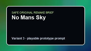 No Mans Sky original no mans sky diy game reference artwork 3
