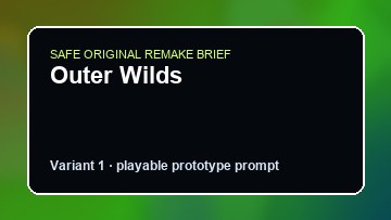 Outer Wilds original outer wilds custom game reference artwork 1