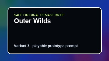 Outer Wilds original outer wilds custom game reference artwork 3