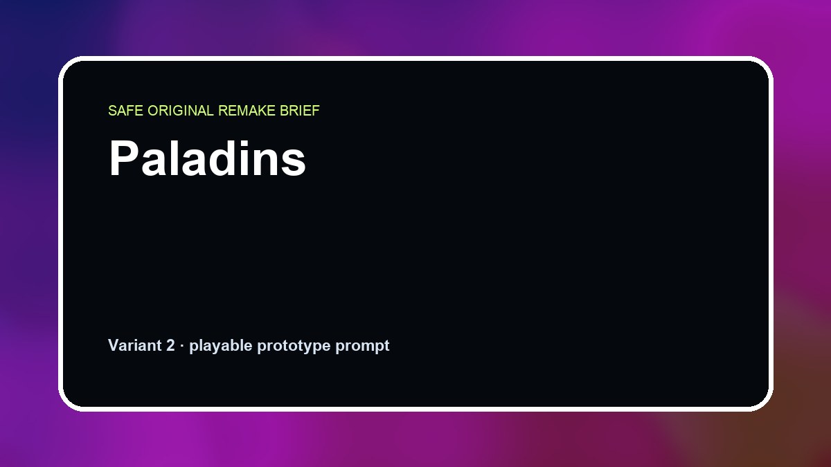 Paladins original paladins custom game reference artwork 2