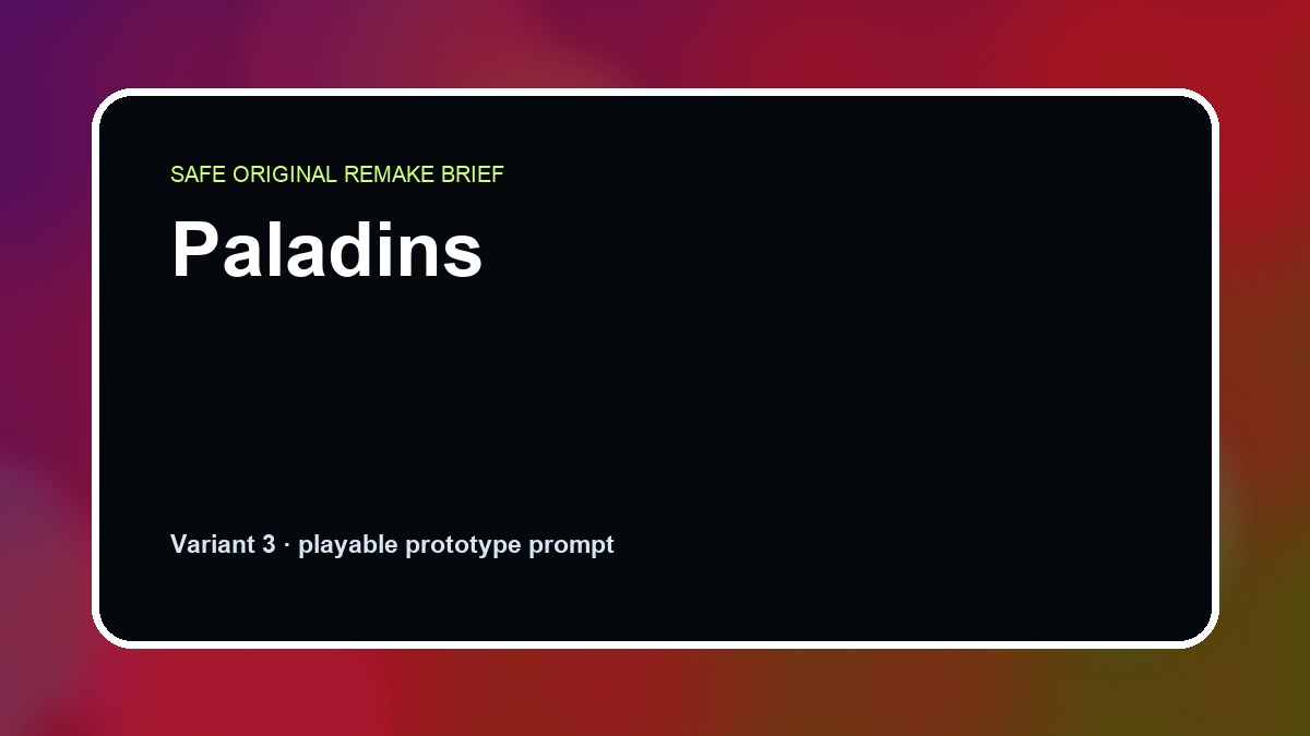 Paladins original paladins custom game reference artwork 3