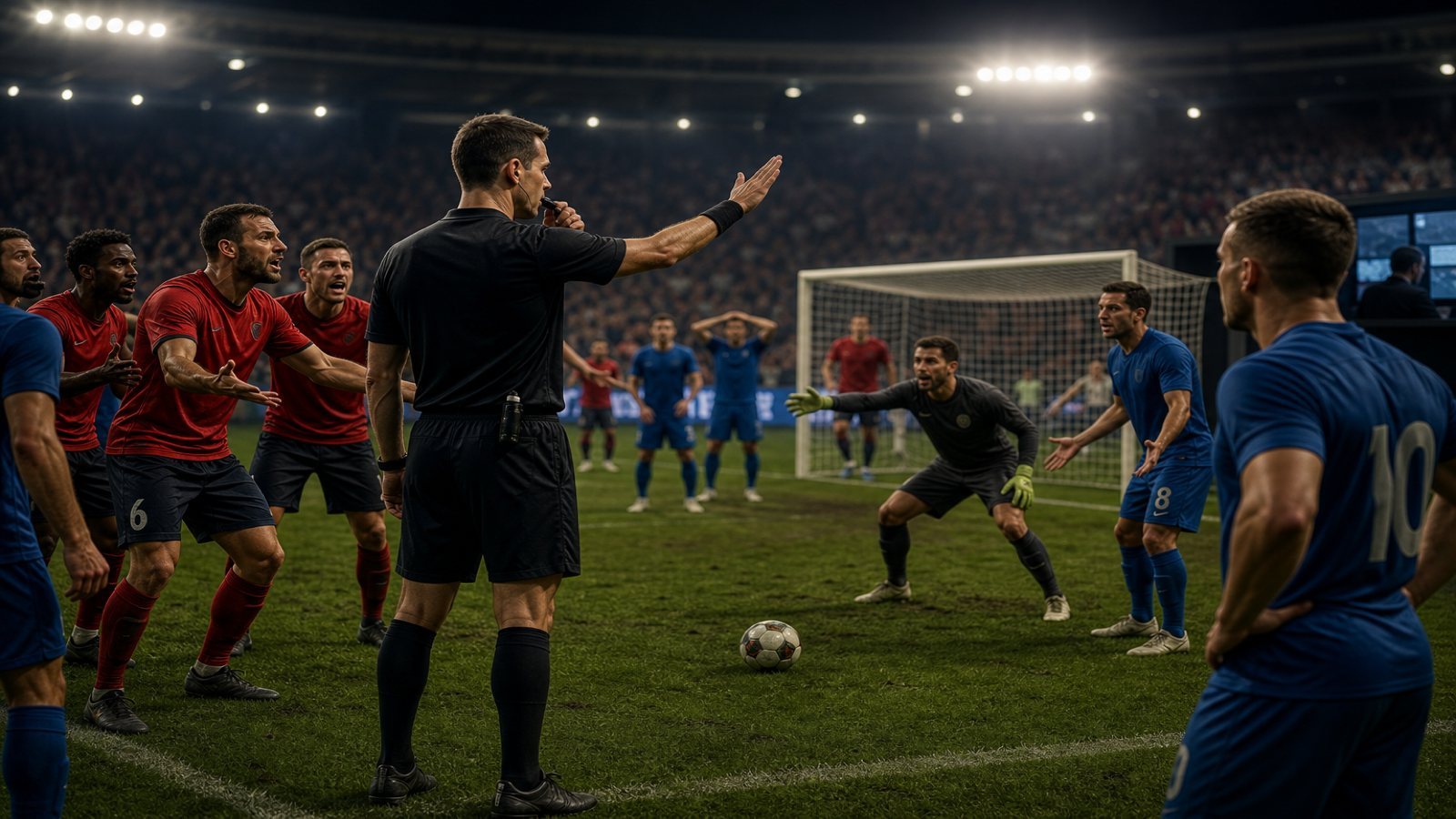 Penalty Shootout Referee original game remake reference artwork 1
