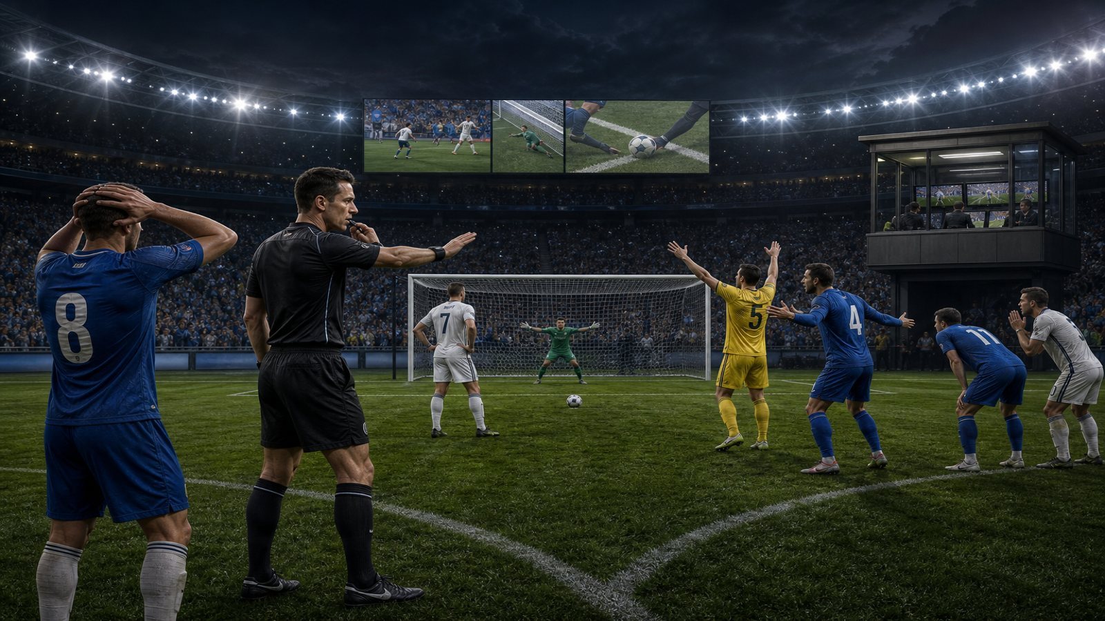 Penalty Shootout Referee original game remake reference artwork 2