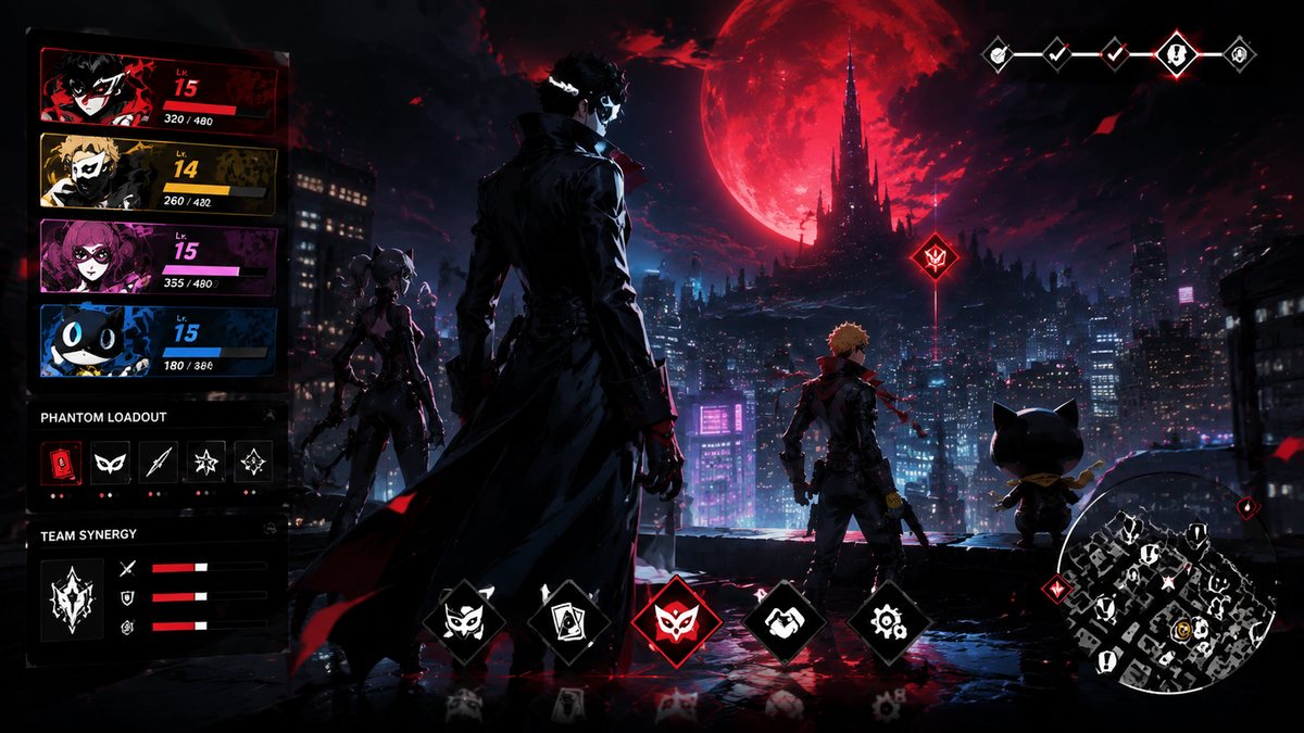 Persona 5 Royal original game remake reference artwork 3
