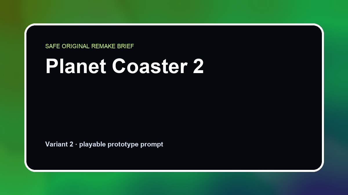 Planet Coaster 2 original planet coaster 2 custom game reference artwork 2