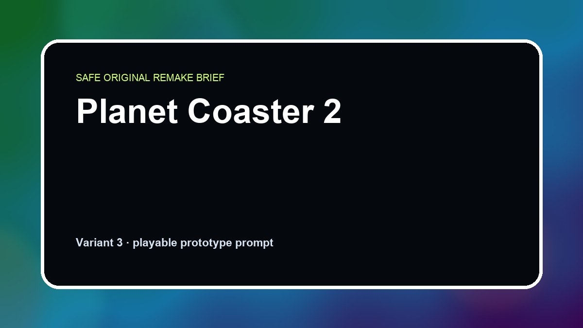 Planet Coaster 2 original planet coaster 2 custom game reference artwork 3