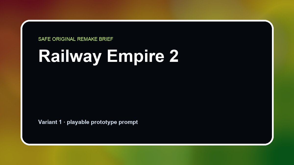 Railway Empire 2 original railway empire 2 custom game reference artwork 1