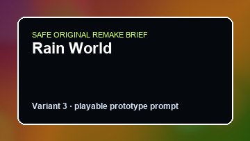 Rain World original rain world diy game reference artwork 3