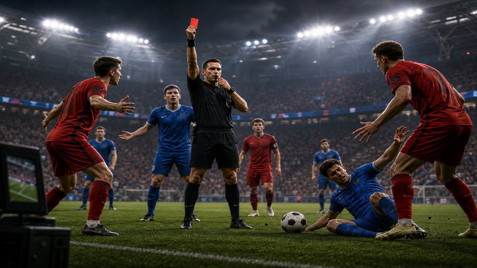 Red Card Referee original game remake reference artwork 1