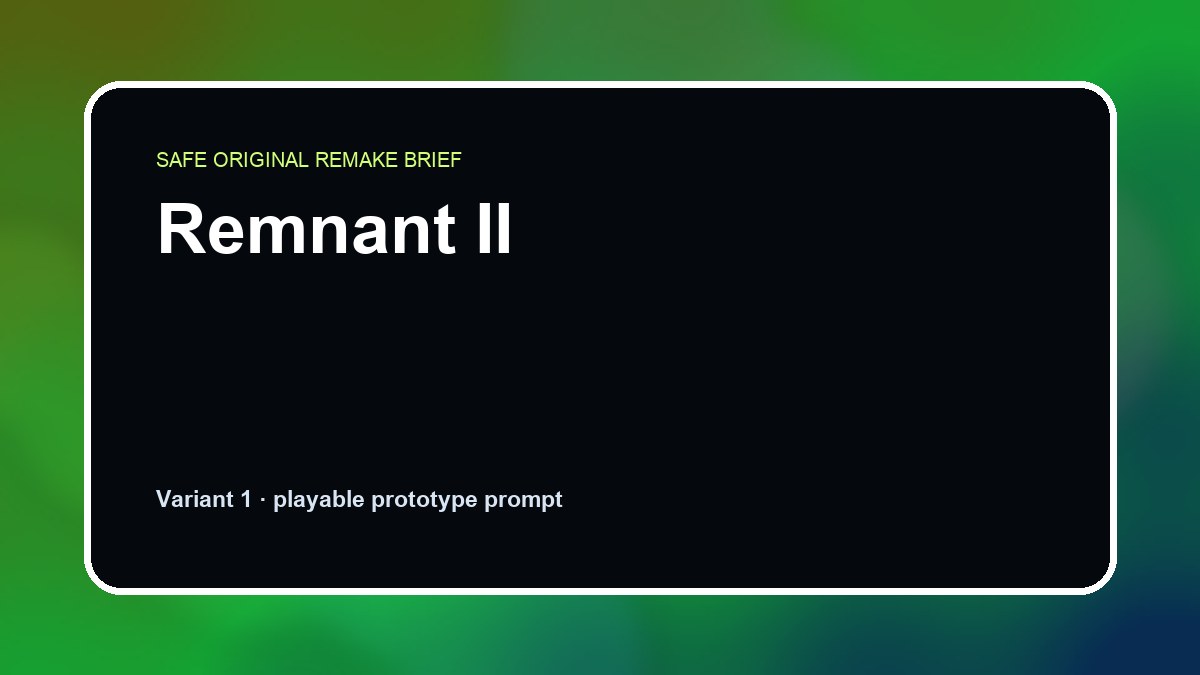 Remnant II original remnant ii custom game reference artwork 1