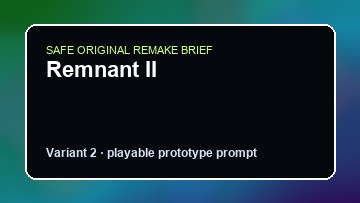 Remnant II original remnant ii custom game reference artwork 2