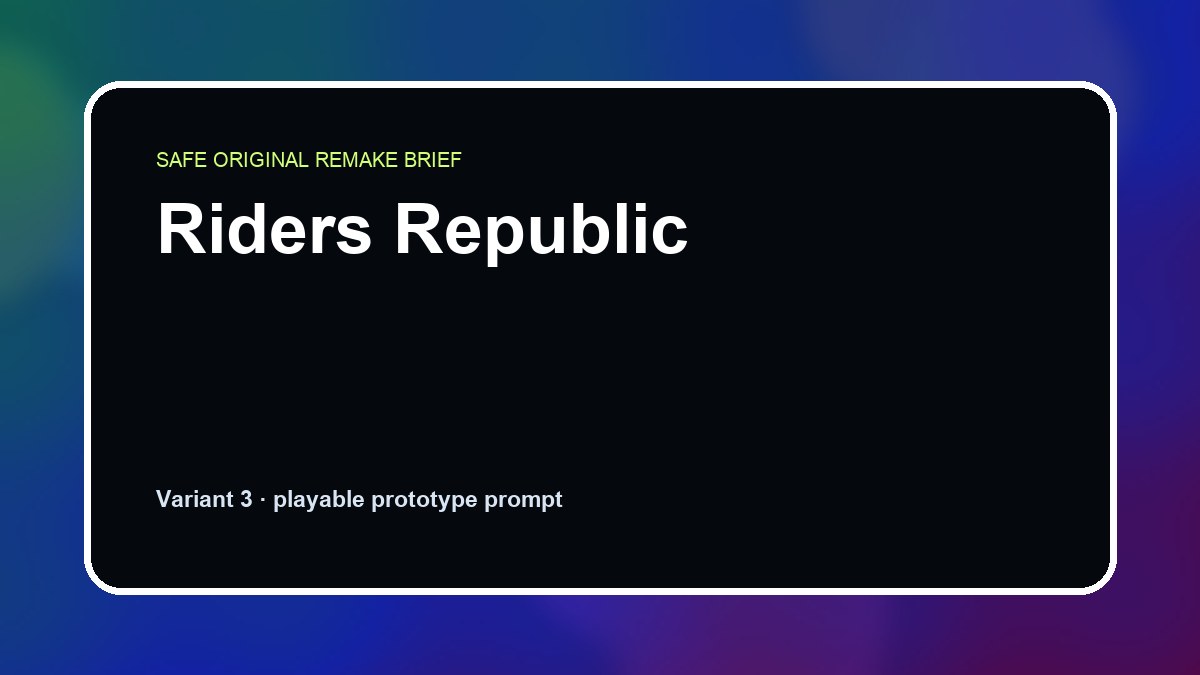 Riders Republic original riders republic custom game reference artwork 3