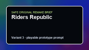 Riders Republic original riders republic custom game reference artwork 3