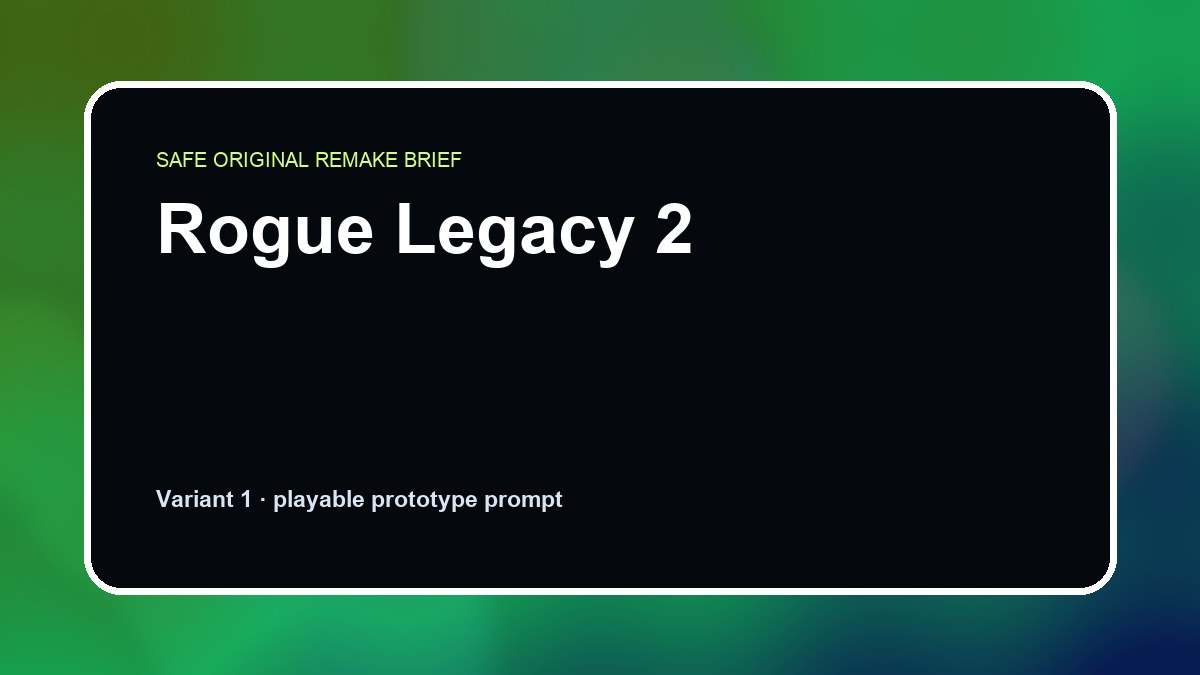 Rogue Legacy 2 original rogue legacy 2 diy game reference artwork 1