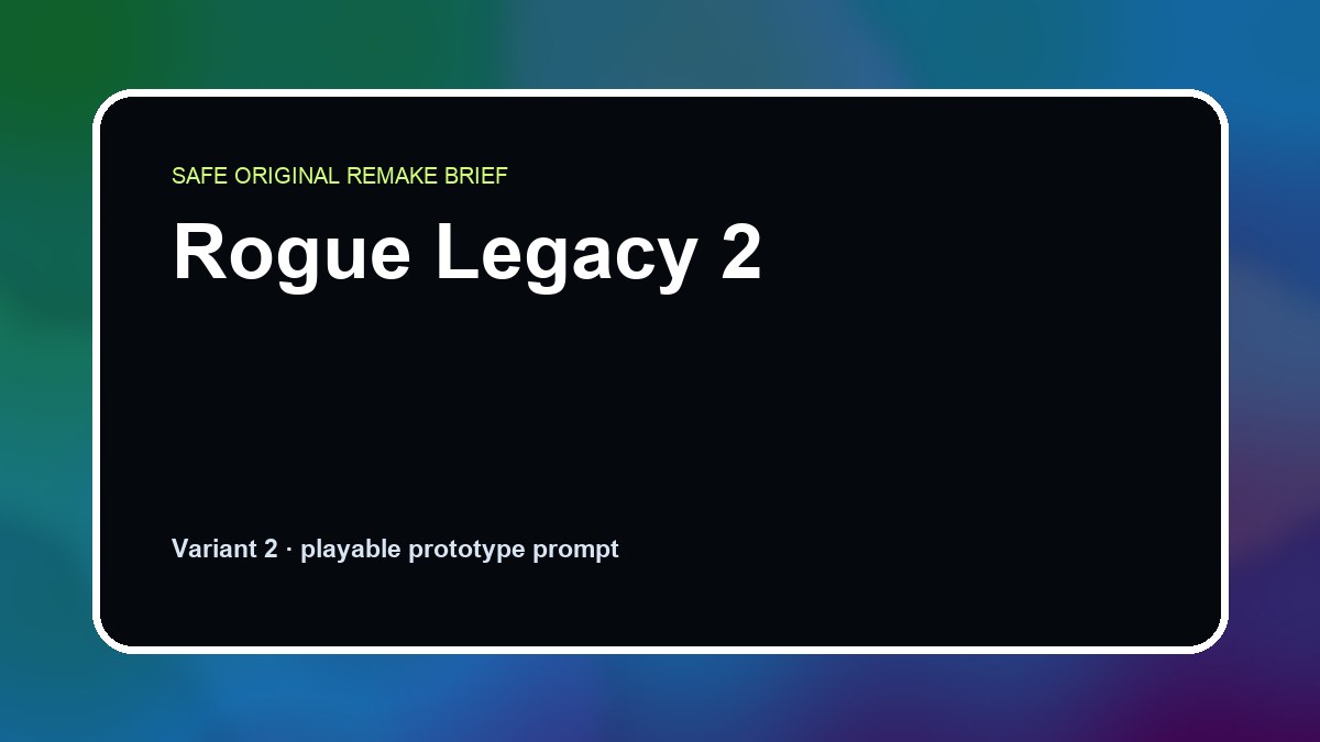 Rogue Legacy 2 original rogue legacy 2 diy game reference artwork 2