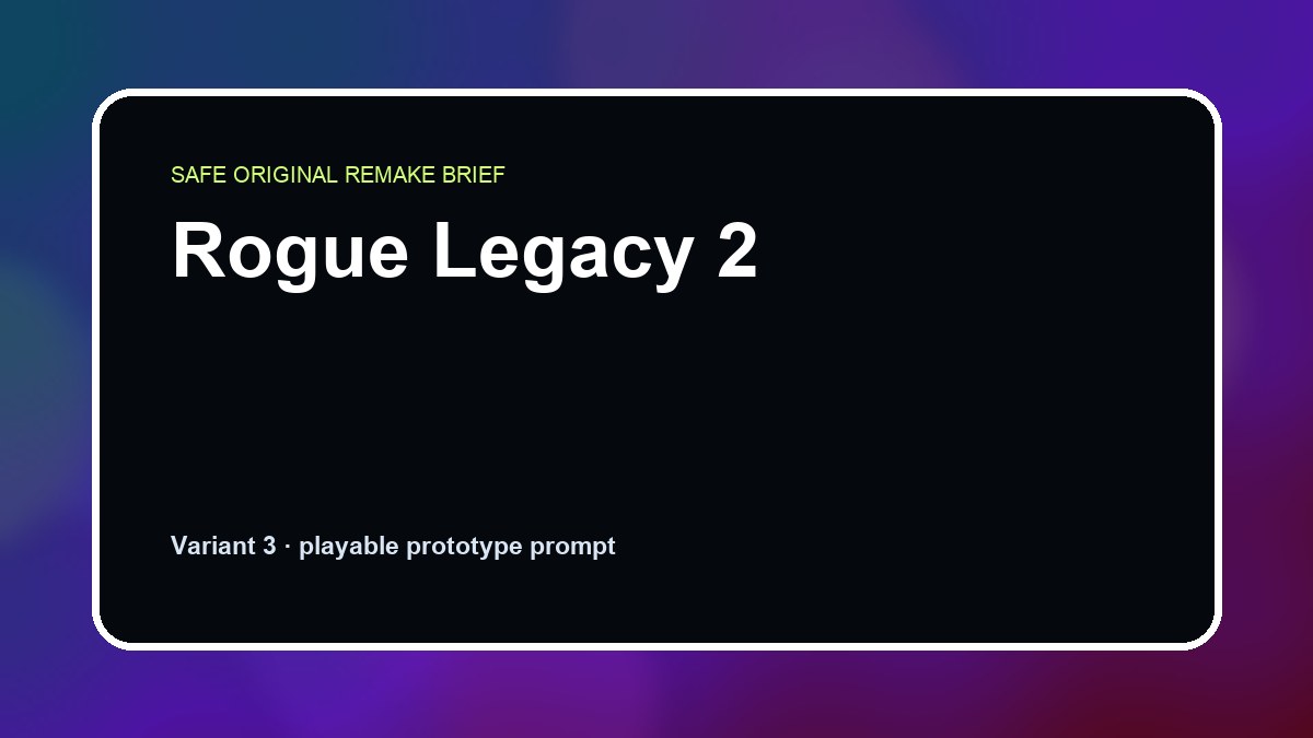 Rogue Legacy 2 original rogue legacy 2 diy game reference artwork 3
