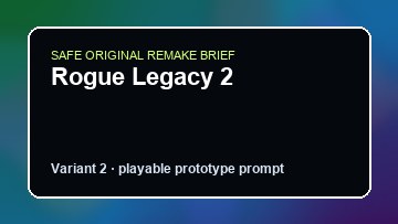 Rogue Legacy 2 original rogue legacy 2 diy game reference artwork 2