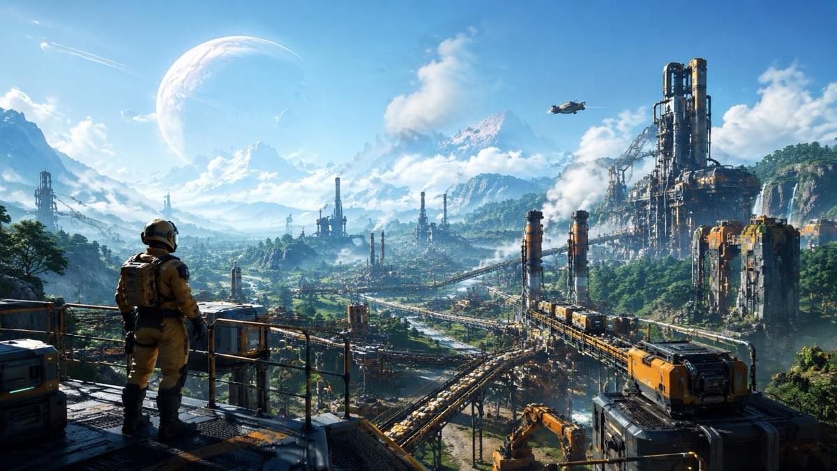 Satisfactory original satisfactory diy game reference artwork 1