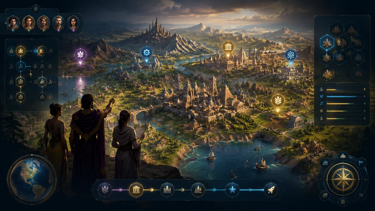 Sid Meier Civilization VII original game remake reference artwork 3