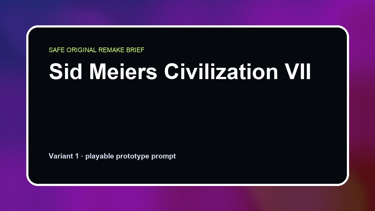 Sid Meiers Civilization VII original sid meiers civilization vii custom game reference artwork 1
