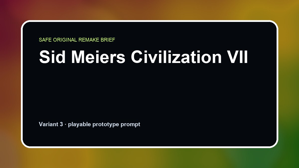 Sid Meiers Civilization VII original sid meiers civilization vii custom game reference artwork 3