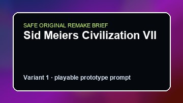 Sid Meiers Civilization VII Elex II Custom Game Builder preview