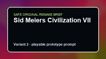 Sid Meiers Civilization VII original sid meiers civilization vii custom game reference artwork 2