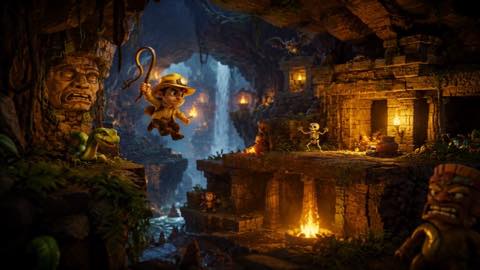 Spelunky 2 original game remake reference artwork 2