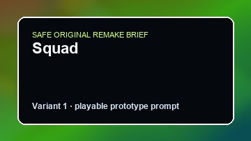 Squad Judgment Custom Game Builder preview