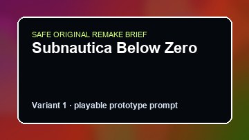 Subnautica Below Zero Dying Light 2 Custom Game Builder preview