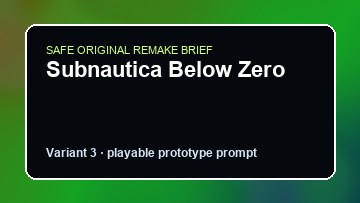 Subnautica Below Zero original subnautica below zero custom game reference artwork 3