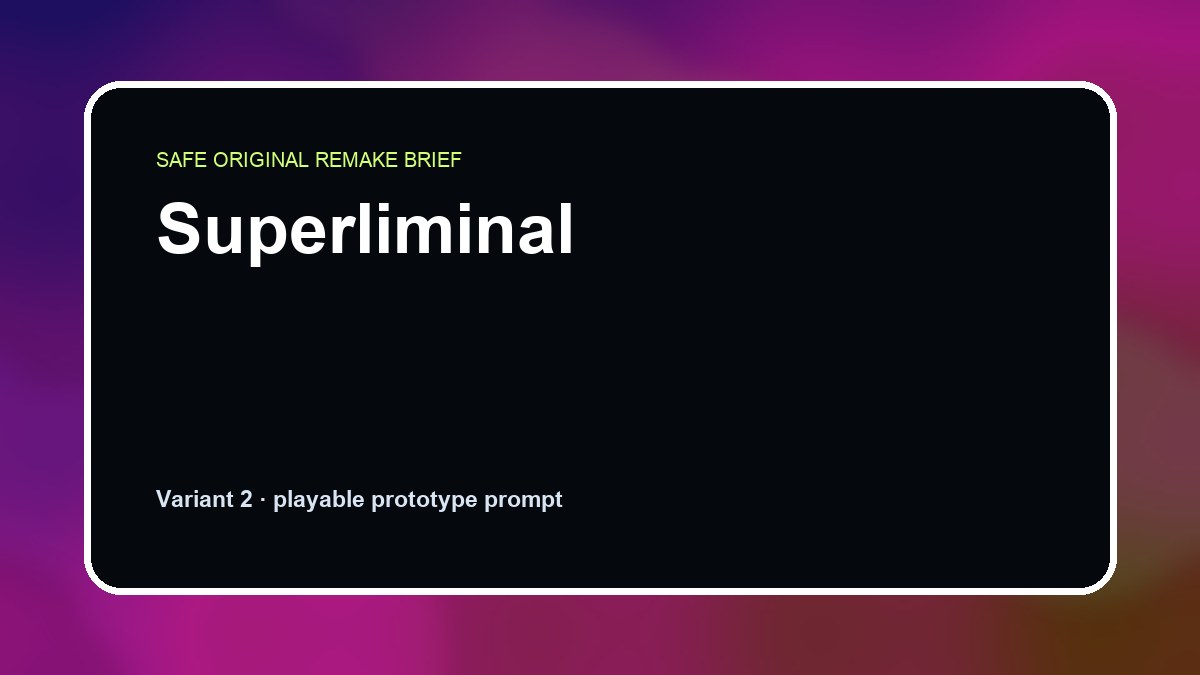 Superliminal original superliminal custom game reference artwork 2