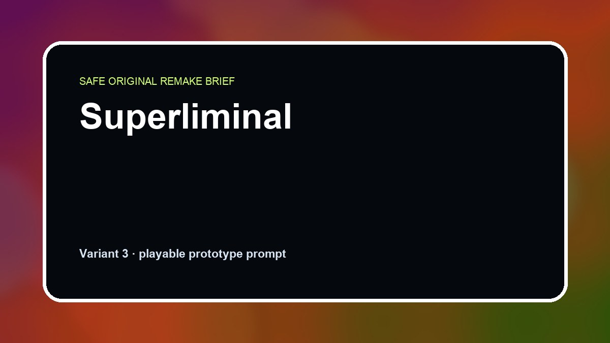 Superliminal original superliminal custom game reference artwork 3