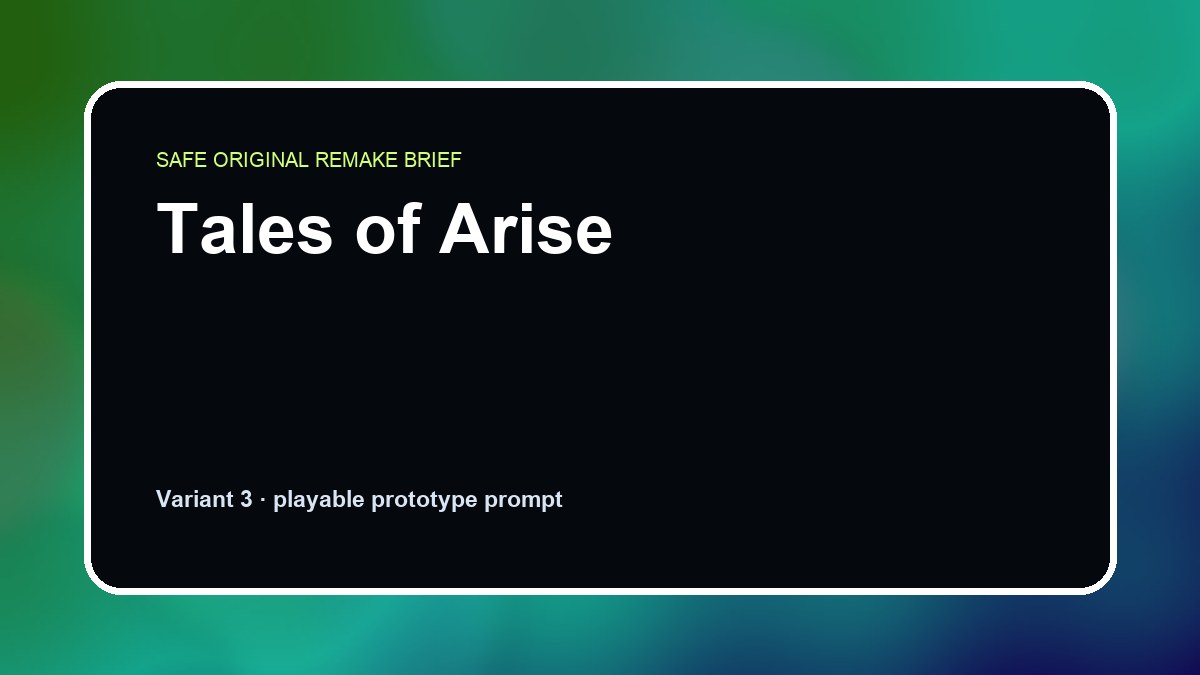 Tales of Arise original tales of arise custom game reference artwork 3
