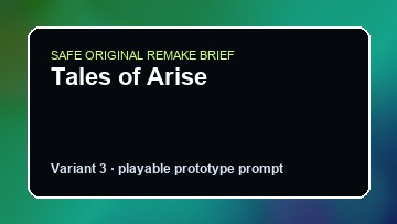 Tales of Arise original tales of arise custom game reference artwork 3