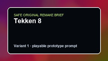 Tekken 8 original tekken 8 custom game reference artwork 1
