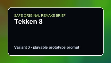 Tekken 8 original tekken 8 custom game reference artwork 3