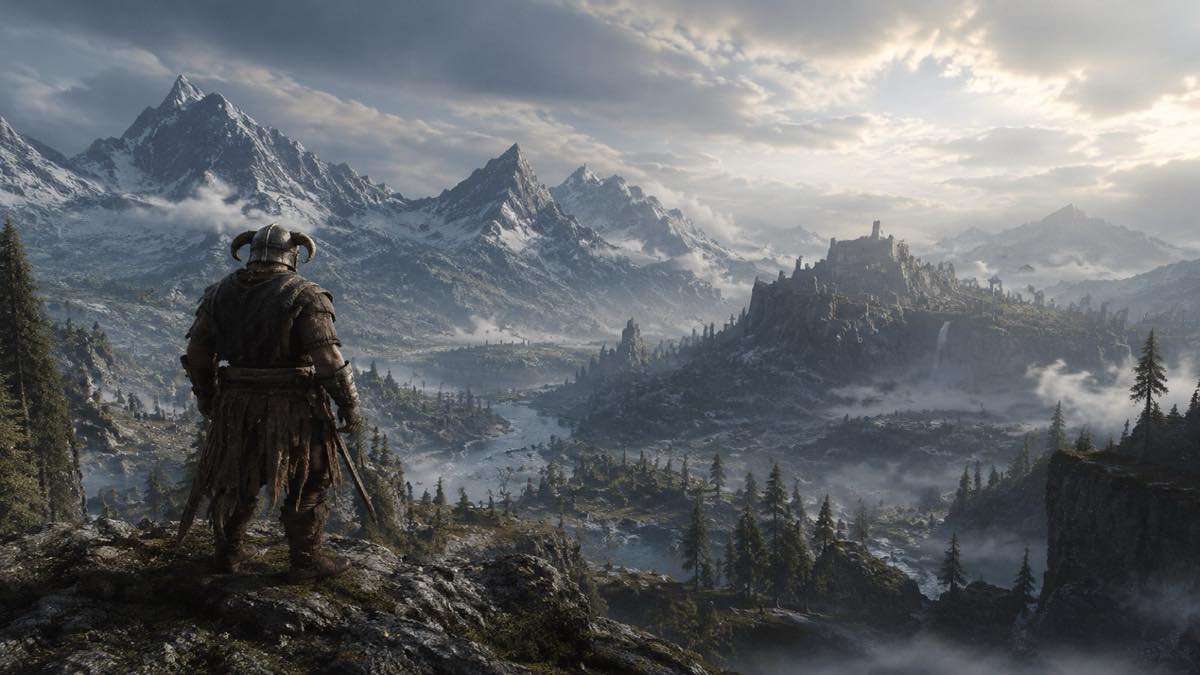 The Elder Scrolls V Skyrim original the elder scrolls v skyrim custom game reference artwork 1