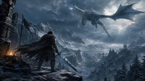 The Elder Scrolls V Skyrim original the elder scrolls v skyrim custom game reference artwork 2