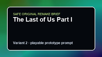 The Last of Us Part I original the last of us part i custom game reference artwork 2