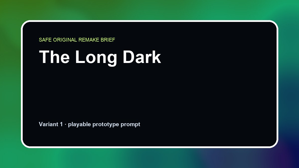 The Long Dark original the long dark custom game reference artwork 1