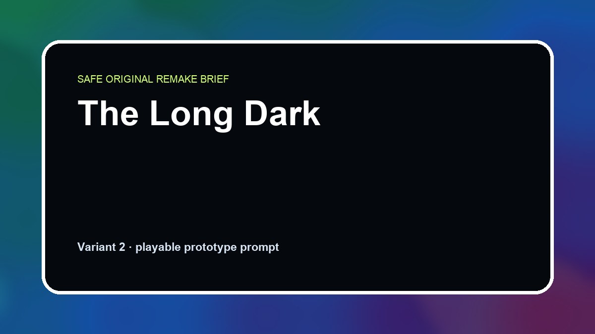The Long Dark original the long dark custom game reference artwork 2