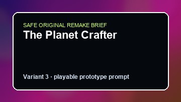 The Planet Crafter original the planet crafter custom game reference artwork 3
